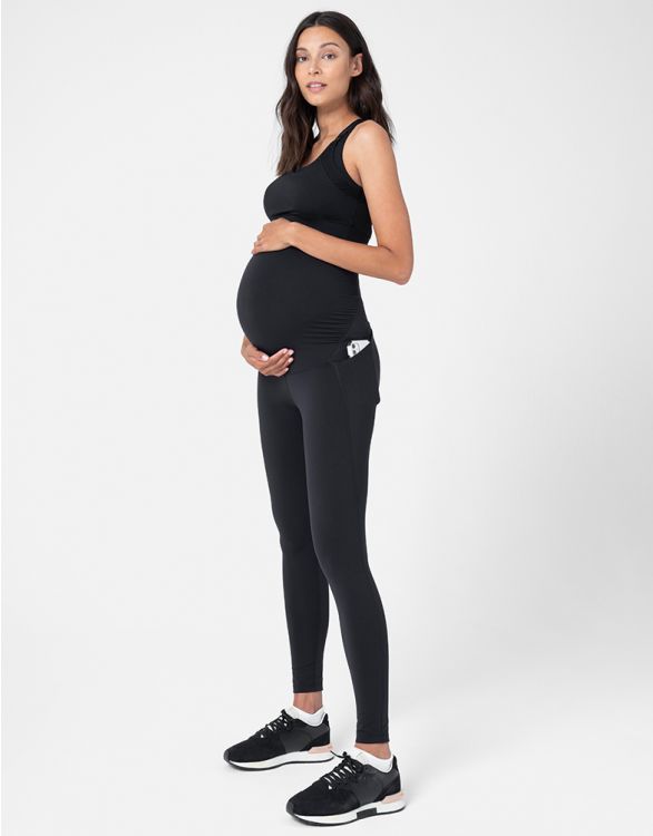 Maternity Leggings - Black, Women's Lifestyle