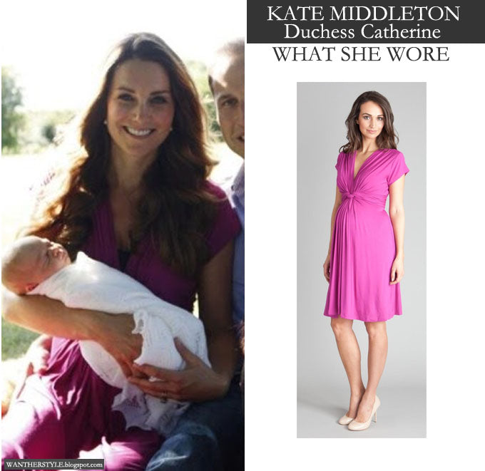 Kate Middleton wearing Seraphine Maternity