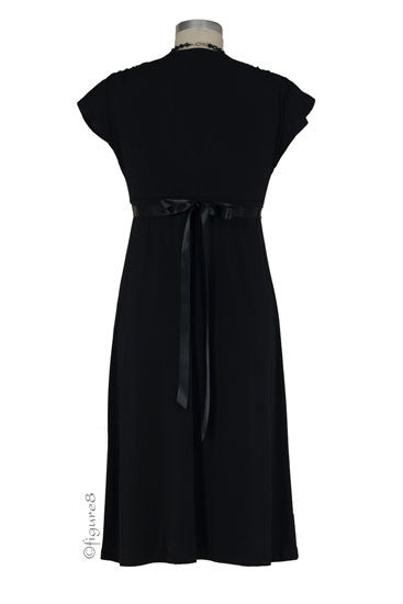 Maternity Dress w/ Detachable Ivy Belt  Formal Pregnancy Wear Canada –  Luna Maternity & Nursing