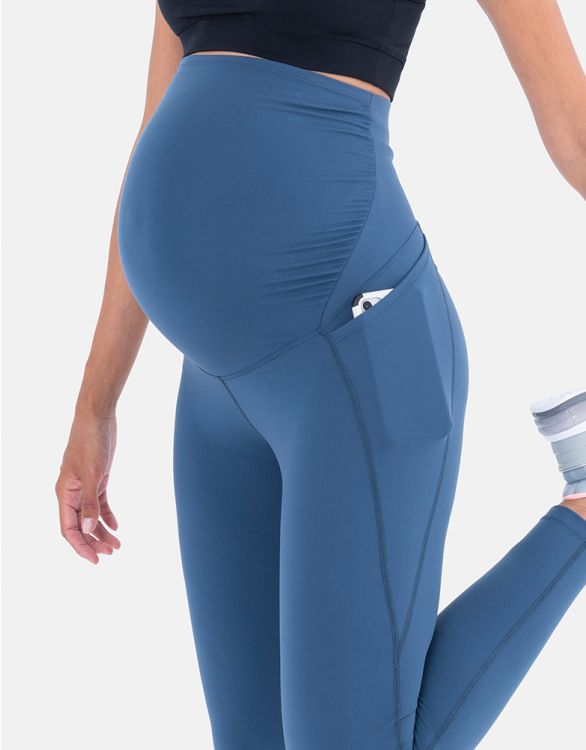 Azure Bump & Back Support Maternity Leggings