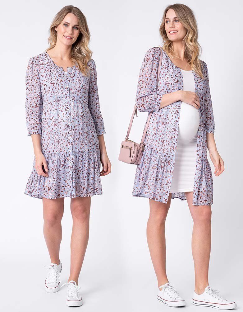 Seraphine Chiffon Maternity & Nursing Dress Jodie - Size 4 Cdn