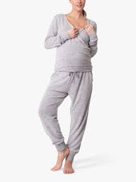 Buy Mamalicious Grey & Navy Maternity Nursing Pyjama Set from Next  Luxembourg